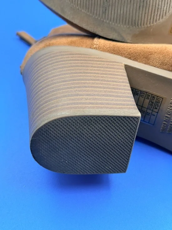 Forever 21 Faux Suede V-Cut Ankle Booties-Womens Size 8 - Picture 7 of 11